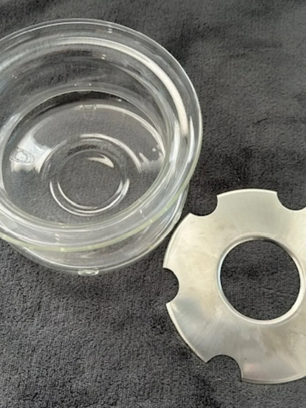 Vintage Glass Warming Stand By Schott Zwiesel Mid Century Bavaria Germany